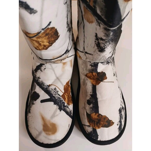 MUK LUKS Women Sz 10 Legendary Whitetail Tall Camo Boots Faux Fur Lined - Picture 5 of 16